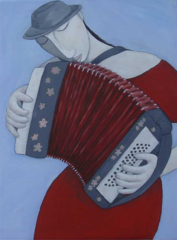 sultry accordion player